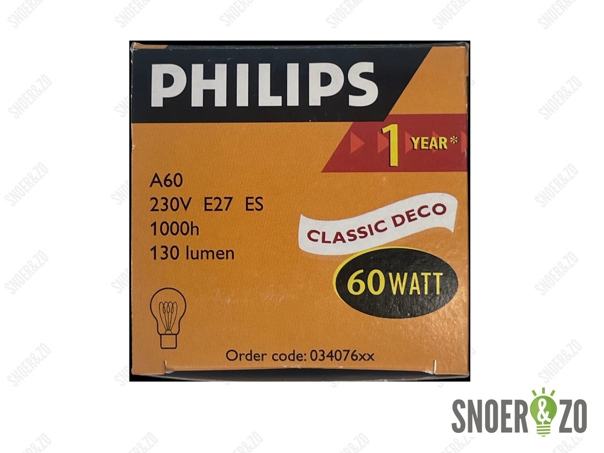 Philips Kooldraadlamp Deco Classic 60W E27