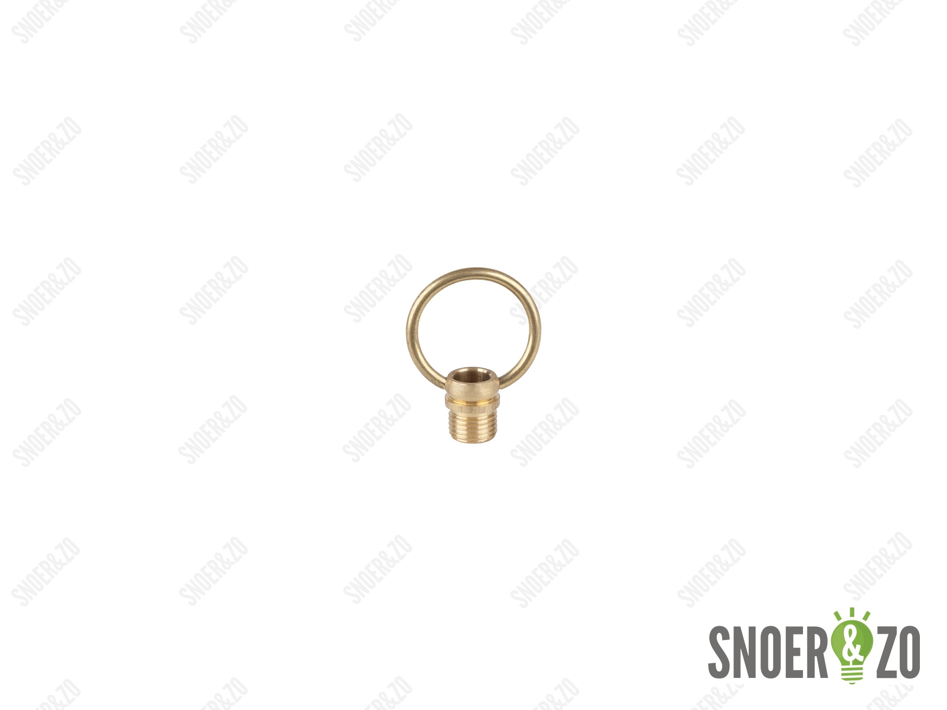 Ringnippel messing beweegbaar 27 mm - M10x1 buitendraad Ringnippel messing beweegbaar 27 mm - M10x1 buitendraad