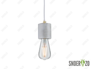 Paulmann hanglamp nordin E27 wit marmer goud