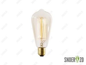 Kooldraadlamp edison ST64 helder 60W E27