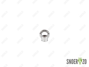 Ringnippel chroom 22 mm - M10x1 binnendraad