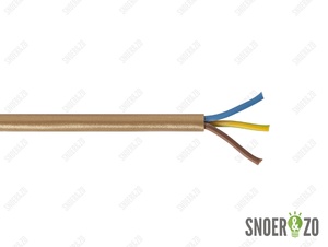 Snoer rond goud 3x0,75 mm²