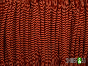Zwart-oranje strijkijzersnoer