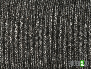 Zwart linnen strijkijzersnoer