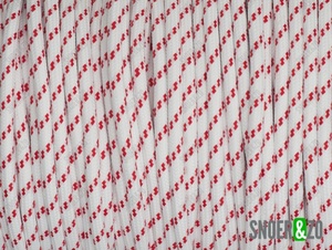 Wit-rood strijkijzersnoer flex
