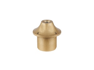 Fitting E27 kunststof goud sierborst Fitting E27 kunststof goud sierborst