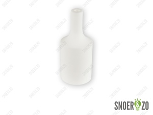 Fittinghuls siliconen cilinder wit E27 Fittinghuls siliconen cilinder wit E27