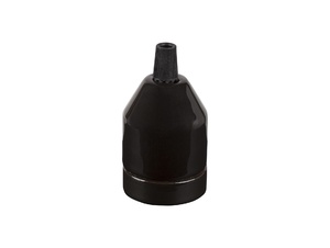 Ifö Electric porselein fitting E27 zwart Ifö Electric porselein fitting E27 zwart