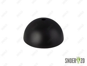 Plafondkap metaal rond zwart Plafondkap metaal rond zwart