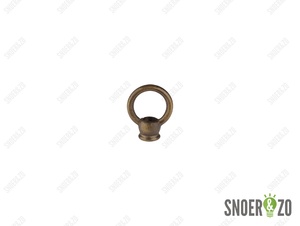 Ringnippel brons 30 mm - M10x1 binnendraad