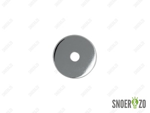 Sier afdekplaat cilinder chroom - 6 cm Sier afdekplaat cilinder chroom - 6 cm