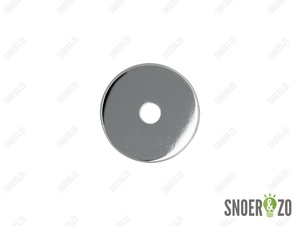 Sier afdekplaat cilinder chroom - 7 cm Sier afdekplaat cilinder chroom - 7 cm