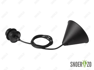 Snoerpendel E27 - 140cm - kleur zwart